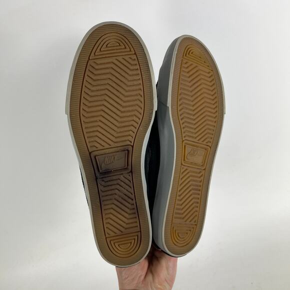 Nike Primo Court Sneakers Women's 7 Black Suede Lace Up Running Shoes 807163-001 - Picture 8 of 9